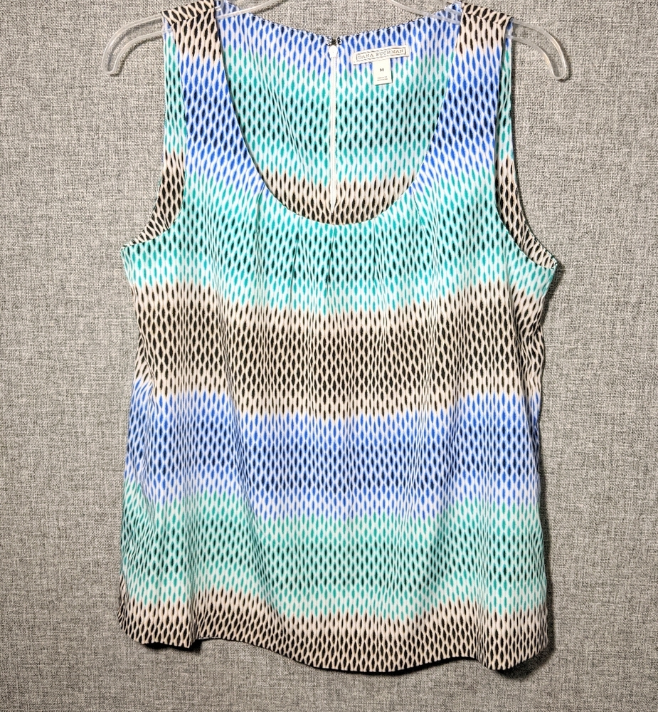 Dana Buchman Multi-Color Sleeveless Blouse